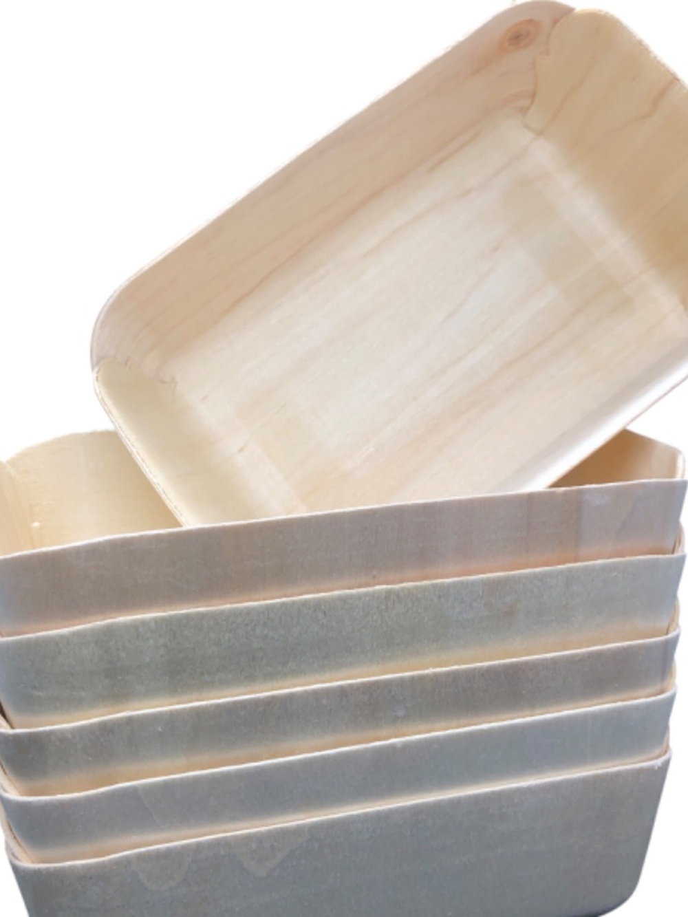 🎁 Bundle of 6 Natural Wooden Fiber Storage & Gift Baskets | Farmstead Market - Picture 11 of 14